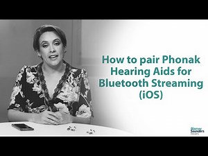 Pair Phonak Phonak Hearing Aids for Bluetooth streaming (iOS)