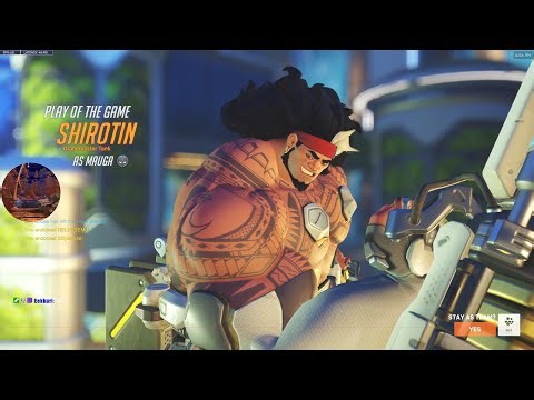 POTG! HADI MAUGA OVERWATCH 2 SEASON 17 TOP 500 GAMEPLAY