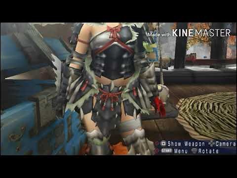 [MHP3RD]MOD Textures Stygian Zinogre Set - Monster Hunter Portable 3rd PPSSPP - UPDATED!!!