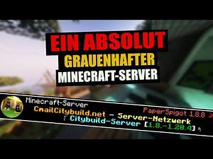 Ein GRAUENHAFTER CityBuild-Server! | Minecraft Server Vorstellung | 1.21.8 - Mit@KleinesLiisa