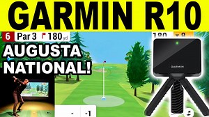 GARMIN R10 - Home Tee Hero Golf Simulator Software Review (Augusta) - Golf Simulator Videos