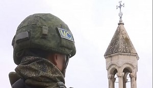 Russian peacekeepers provided a safe visit to the Amaras monastery complex for pilgrims from Armenia and residents of Nagorno-Karabakh