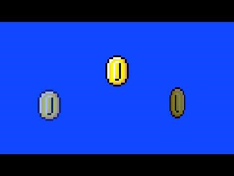 Mario Coins - Green Screen Animation