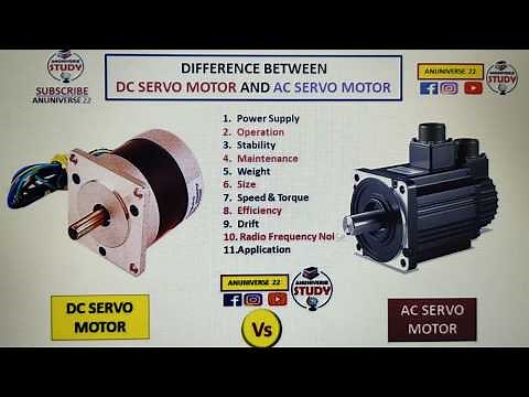 AC Servo Motor and DC Servo Motor Difference