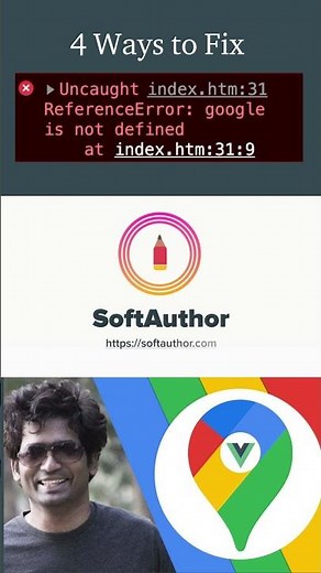 Fix Uncaught Reference Error Google Is Not Defined (Google Maps API) #shorts #javascript #googlemaps
