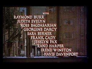 Rear Window 1954 -- OPENING TITLE SEQUENCE