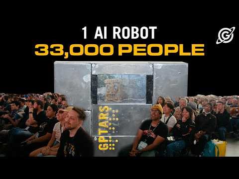 My AI Robot TARS Meets People For the First Time