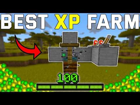 BEST XP Farm! Minecraft Bedrock 1.21