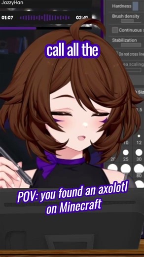 an axolotl story | #vtuber #vtuberclips #minecraft