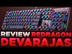 ¿Un Teclado Con KeyCaps Redondas? ¿Valdrá la Pena? - Review Redragon Devarajas K556 Round Keys