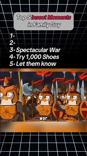 Ranking funny Insect Moments in Family Guy🐝