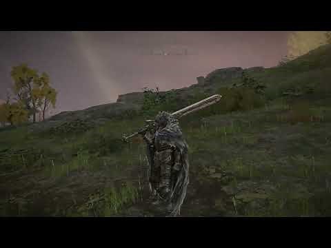 Elden Ring - Royal Greatsword (Wolf knight Blaidd's weapon) quick showcase