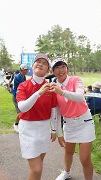 【戦いを終えて】ホールアウト後の表情を切り取りました🎥 | ソニー 日本女子プロゴルフ選手権大会 - Round2