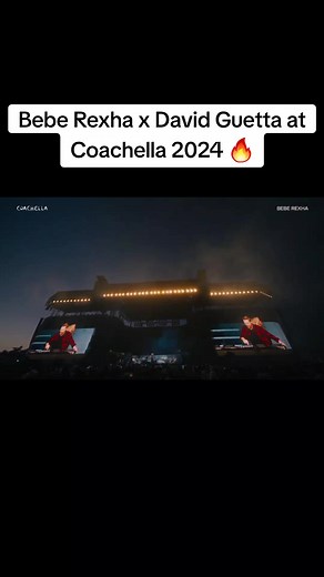 Bebe Rexha x David Guetta Live Performance at Coachella 2024