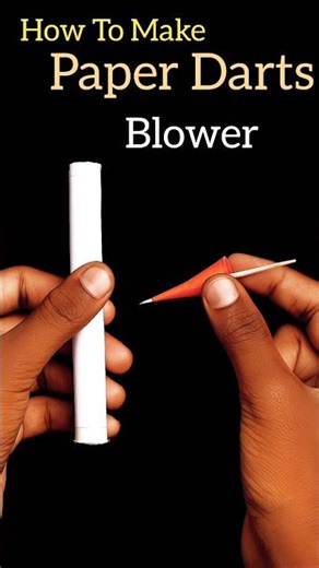 How To Make Paper Dart Blower | Easy DIY Paper Blower | #Shorts #viral #diy #swarnadipexperiment