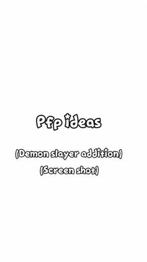 Demon slayer pfp ideas