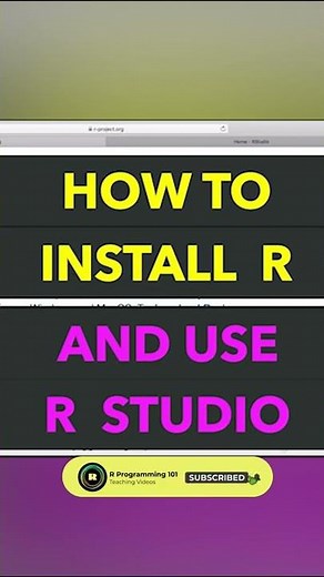 How to install R #short