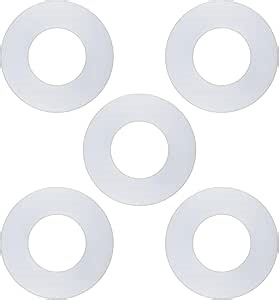 1131496 Seal Gasket for Kohler Geberit Flush ValveToilet Tank Canister Silicone Replacement Parts Enhanced Flushing Easy Install 5 Pack