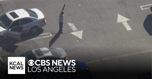 Driver pulls into parking lot and surrenders to police after cross-county pursuit