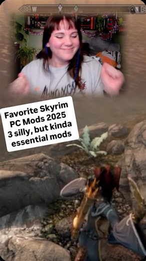 Kate 🎮 on Instagram: "Day 7, and the final day, of my Favorite Skyrim PC Mods 2025 - 3 silly, but kinda essential mods 🤭 #skyrim #skyrimmods #elderscrollsskyrim #elderscrolls #bethesda"