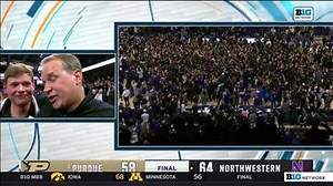 8.8K views · 197 reactions | This is what it's about. Andy Katz interviews Chris Collins and his son, Ryan, after Northwestern's win over No. 1 Purdue. | Big Ten Network | Facebook