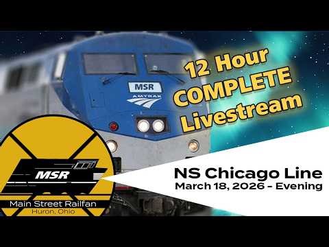 March 18, 2026 #2 - Huron, Ohio, USA | LIVE Train Camera