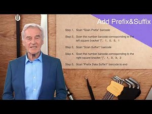 How to Add Prefix and Suffix for Generalscan Scanners That Equipped with Zebra Engine?