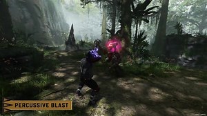 Store up kinetic energy using Black Panther's Intrinsic ability, which can then be unleashed into a Percussive Blast, knocking back enemies and boosting T'Challa's attack. 👑 | Marvel's Avengers