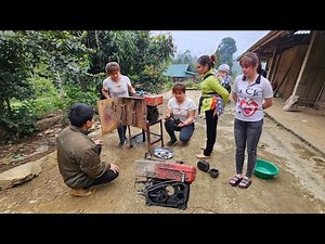 AMAZING TIME : Genius girl restores and repairs the entire damaged D8 diesel engine l girl mechanic