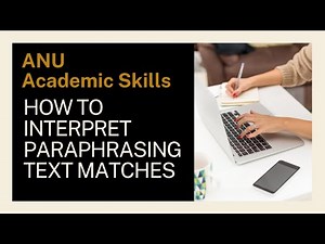 How to interpret paraphrasing text matches