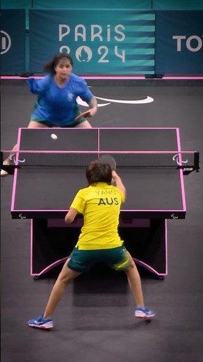 🏓💥 Fast Hands, Fierce Battle – Para Table Tennis Action!