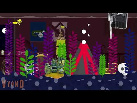 Finding Nemo (2003) - Dentist's Fish Tank background (Nighttime)