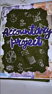 Accountancy project file cover 📔