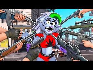 KILLING FNAF Animatronics IN GTA 5! Bonelab VR