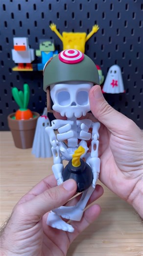 💀 Best 3D Prints for Halloween – Meet the Skeleton Soldier! 🎃