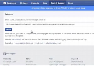 Do you your link posts on Facebook sometimes not pull in the image you want? Sometimes the images are uploaded to the blog post but Facebook isn't pulling in the correct ones. Usually it's just a matter of running the link through the Facebook Debugger in the Developers area. Here's a quick video on how you do that. We also have a post on other Facebook FAQs here: http://www.socialmediaexaminer.com/top-9-facebook-marketing-questions-answered/ To access the Debugger directly, go here: https://dev