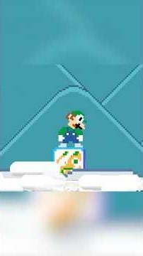 Everything Mario Touches Turns to Liquid Nitrogen #mario #shorts #supermario