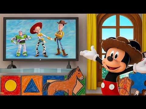 Mickey Mouse Meets Toy Story | Woody and Buzz Crossover Explained