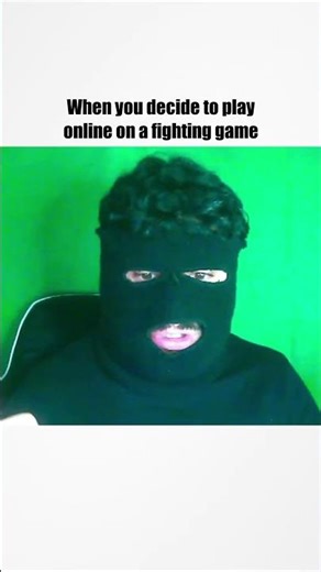 When you decide to play online on a fighting game #gaming #shorts #xdee