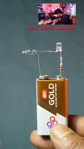 ヽ・ T.T JUBARAJ on Instagram: "Tilt swich project #electronic #shorts #experiment #diy"