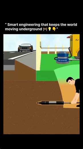 knowledge | science | Ai | (follow) Discover how Impact Moling makes water supply possible without digging up roads. This trenchless technology keeps traffic flowing,... | Instagram