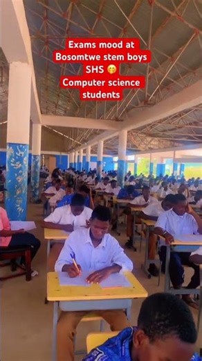 Bosomtwe stem SHS boys computer science students …exams mood