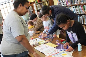 Making Smiles at Teaneck Library