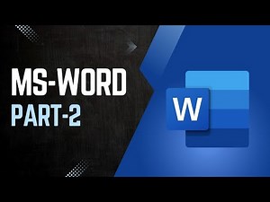 MS Word Window Theory | Step-by-Step Guide for Students & Beginners | Part-2