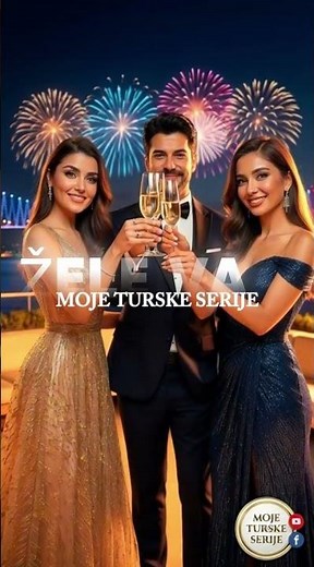 Sretna Nova 2026! 🎆 Turske Zvijezde Vam Žele Sve Najbolje (Burak, Hande, Neslihan)