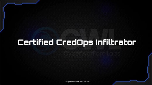 全栈渗透者 CredOps Infiltrator CRT-COI