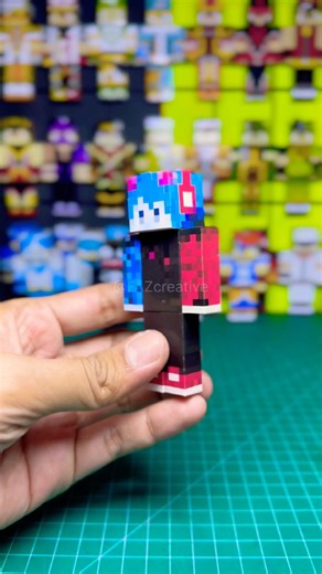 Papercraft Minecraft subscribers @r@riyu-mc21 #shorts