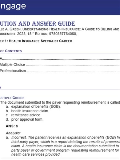 Understanding Health Insurance 18e (2026) 🔥 Complete Billing & Reimbursement Review 💳🏥 Preparing for your billing & reimbursement exam? 😩 Confused about claims processing, coding systems, and insurance payment methods? This complete Understanding Health Insurance 18e (2026) review breaks everything down step-by-step so you can master medical billing with confidence 💯🔥 Health insurance and reimbursement courses are detail-heavy — but once you understand the system flow, everything connects 