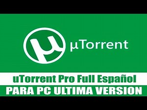✅Descarga Gratis Utorrent pro Ultima Versión y Video de Instalación