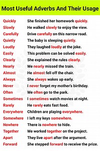 162K views · 1.5K reactions | Adverbs And Their Usage in Sentences #learnenglish #speakenglish #fblifestyle #English #englishvocabulary | Super Academy | Facebook